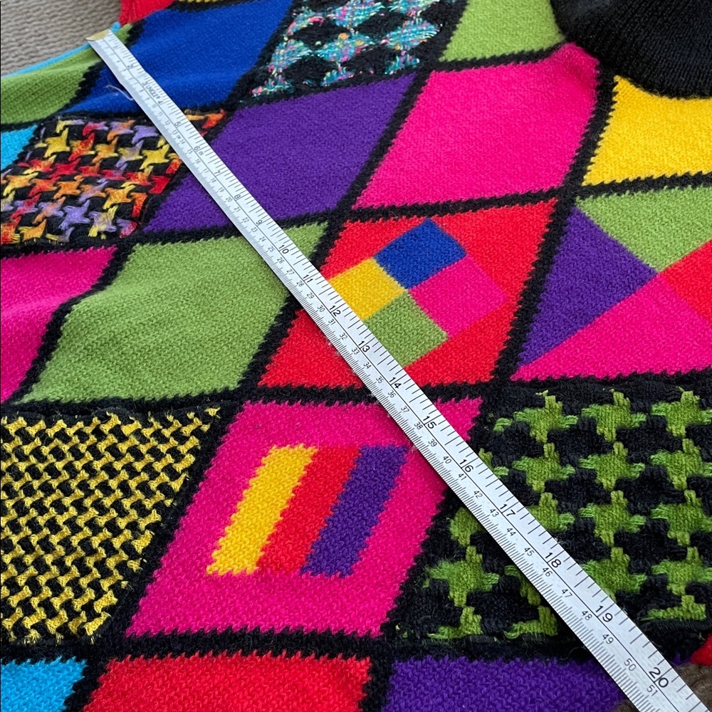 Simon Chang Multicolor Wool Sweater - Picture 6 of 12